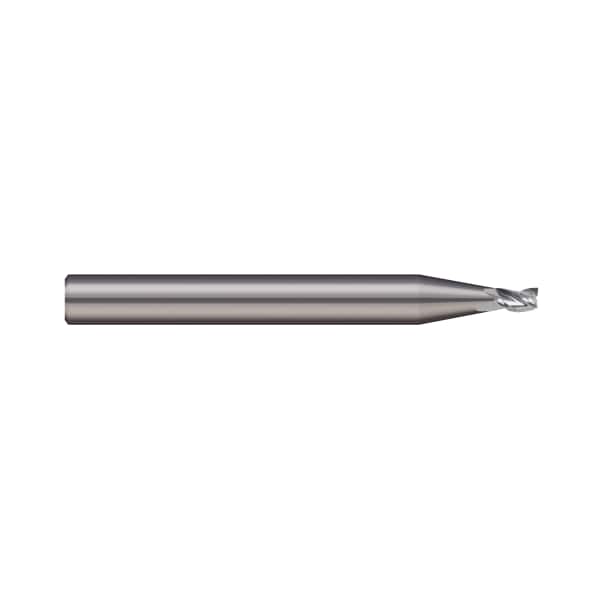 End Mill, 3 Flute, Square, 0.0300" Cutter dia
